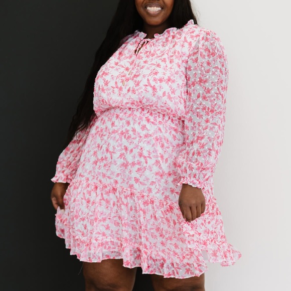 FLORAL TIERED RUFFLE DRESS - Picture 2 of 12